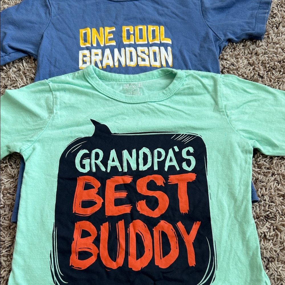 The Children's Place Grandpa's Best Buddy T-Shirt - Mint Green